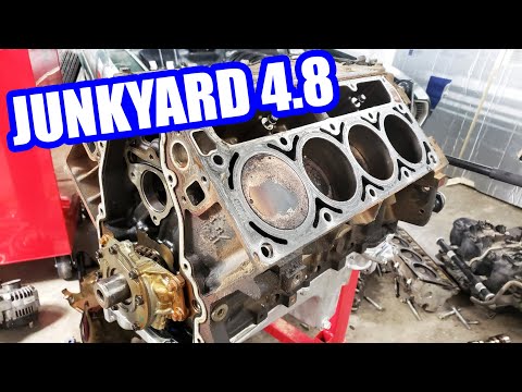 Disassembling the Junkyard 4.8L LS Engine for the S-10 Swap