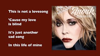 Anouk - Not A Lovesong (with lyrics)