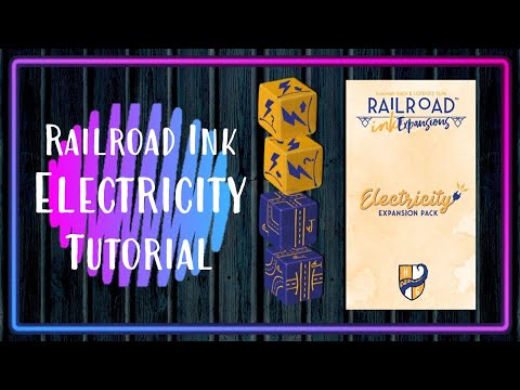 Railroad Ink ELECTRICITY Expansion Pack Tutorial 