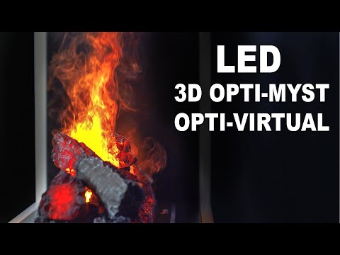 Which electric fireplace do you need? 3D water vapor / LED / Opti Virtual technology