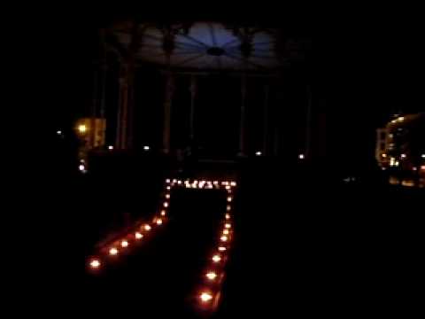 Earth Hour 2009, Musikkpaviljongen Bergen