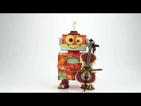 AMD53-Robotime Музыкальная шкатулка Юный музыкант