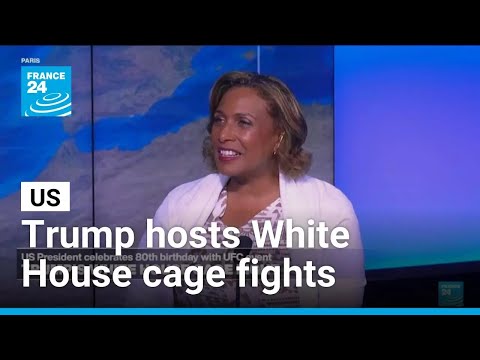 Trump hosts White House cage fights amid war and political scrutiny