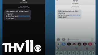 Scam text claims your bank account is locked
