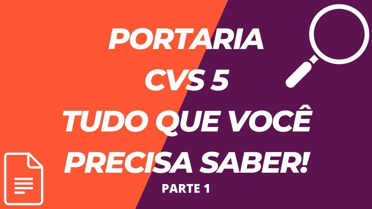 CVS 5 TUDO QUE VOCÊ PRECISA SABER - PARTE 1