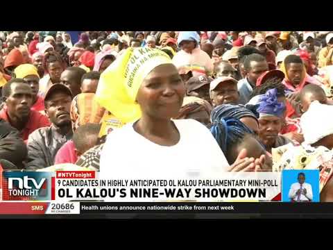 Nine candidates to participate in highly anticipated Ol Kalou parliamentary by-election