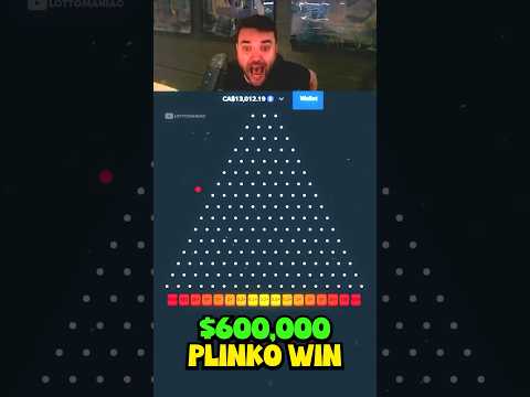 🤑 HE WON $600,000 ON PLINKO 🤯 #plinko #gambling #casino #stake #shorts