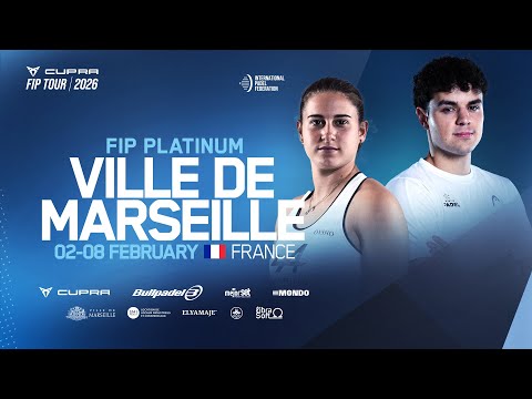 [ENG] FIP PLATINUM VILLE DE MARSEILLE - SemiFinals - Center Court