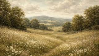 Wildflower Meadow & Distant Hills