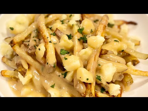 Authentic Canadian Poutine Recipe (with healthy oven baked fries)!