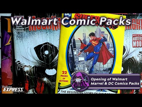 Opening Walmart Marvel & DC Comic Multi-Packs - Vol 13 - Moon Knight Red Logo Variant