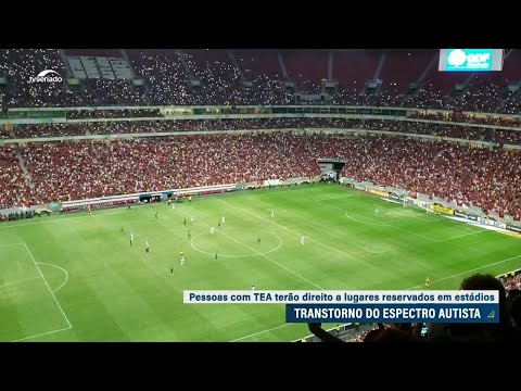Lugares reservados em estádios para pessoas com autismo avança
