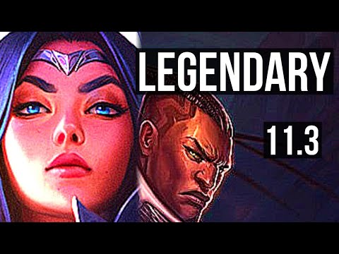 IRELIA vs LUCIAN (MID) | 14/1/2, 69% winrate, 7 solo kills, Legendary | EUW Challenger | v11.3
