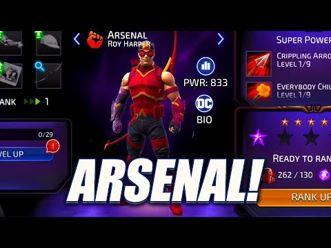 Arsenal (Roy Harper) Legendary Rank Up! - DC: Legends