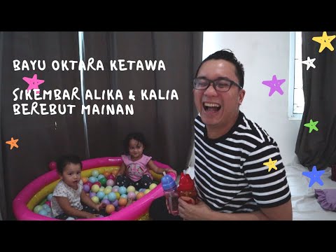 Bayu Oktara Ketawa!!! Si Kembar Alika & Kalia Berebut Hadiah Ulang Tahun