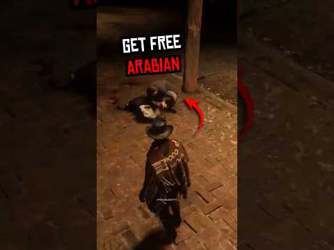 Free Black Arabian In RDR2 #shorts #rdr2
