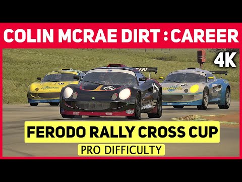 Colin McRae DiRT in 4K - Career - #39 Ferodo Rally Cross Cup - Pro Difficulty