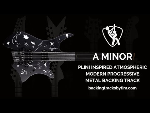 Plini Inspired Atmospheric Modern Progressive Metal Backing Track in A Minor | 100 BPM