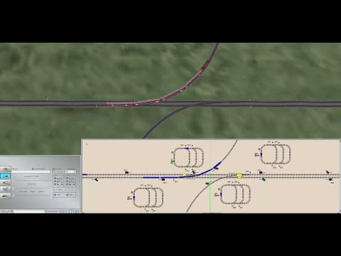 EEP Anlage 24 - Abzweigung 2-fach über Gegengleis (1:2) B