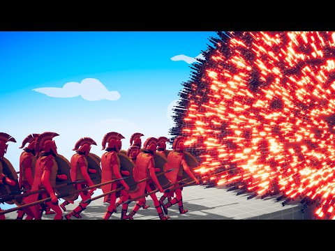 100x SPARTANS vs EVERY GOD  - Totally Accurate Battle Simulator TABS