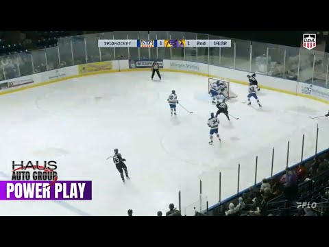 Adam Benák CRAZY lacross-style goal in USHL (4/13/2025)