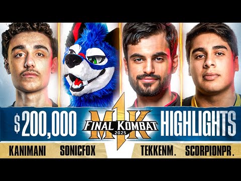 Mortal Kombat 1: FINAL KOMBAT TOP8 HIGHLIGHTS (SONICFOX, KANIMANI, NICOLAS)