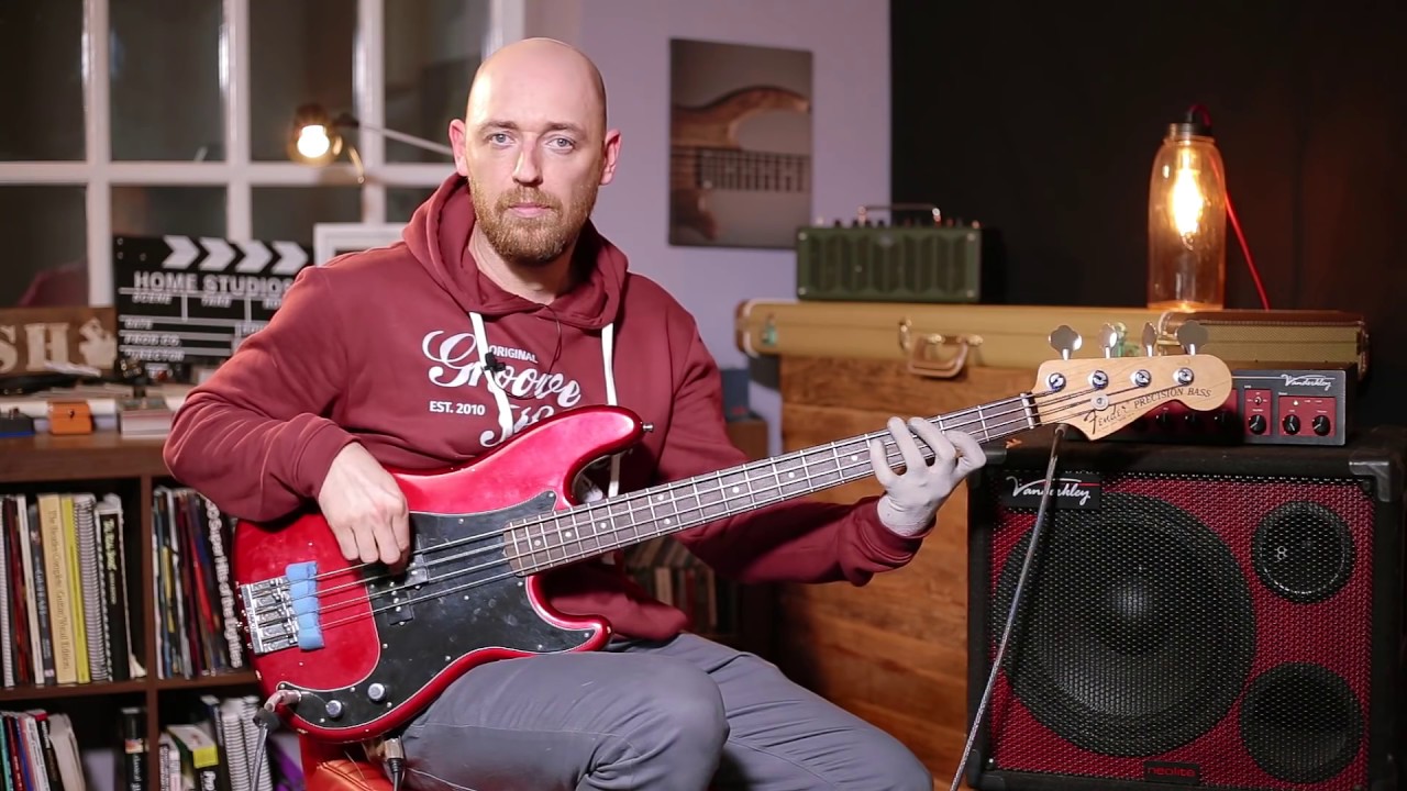 How to Get The James Jamerson Motown Bass Sound /// Scott's Bass Lessons - YouTube