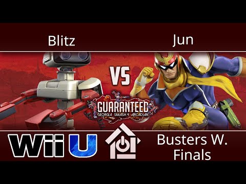 Guaranteed: GA Arcadian - Blitz (ROB) vs Jun (Captain Falcon) - Smash 4 Busters W. Finals