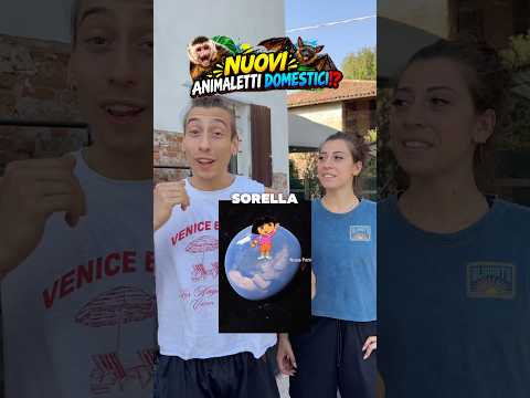 Mia Sorella ha Trovato dei NUOVI Animaletti Domestici ⁉️🙊