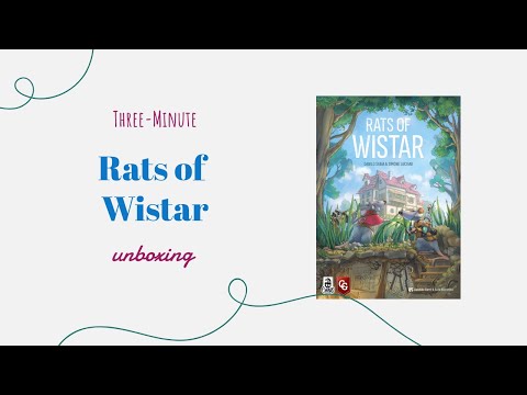 Rats of Wistar - 3-Minute Unboxing