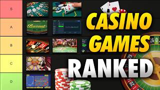Ranking the BEST and WORST Casino GAMES (Full Casino Tier-List)