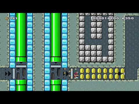 Aperture Tests #0-7 (v1.1) by Raztool - SUPER MARIO MAKER - NO COMMENTARY 1bi