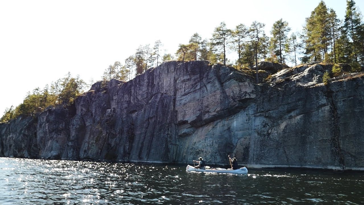 Kanotrektochten Zweden video