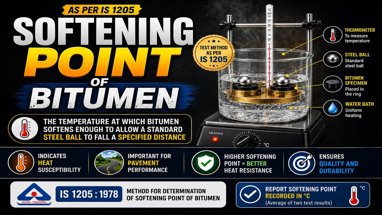SOFTENING POINT OF BITUMEN