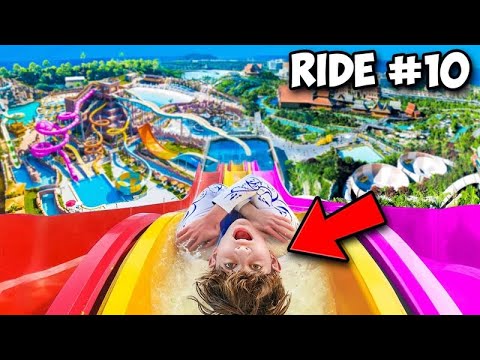 Rating Slides At The World's Biggest Waterpark.