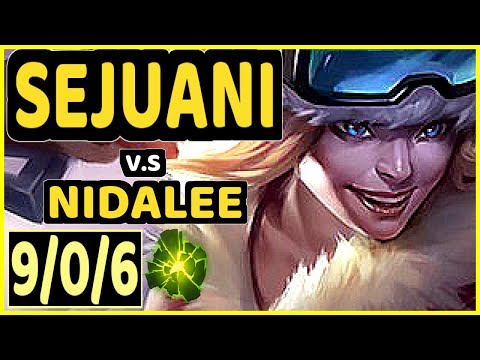 SKT T1 Clid (SEJUANI) vs NIDALEE - 9/0/6 KDA JUNGLE CHALLENGER GAMEPLAY - KR