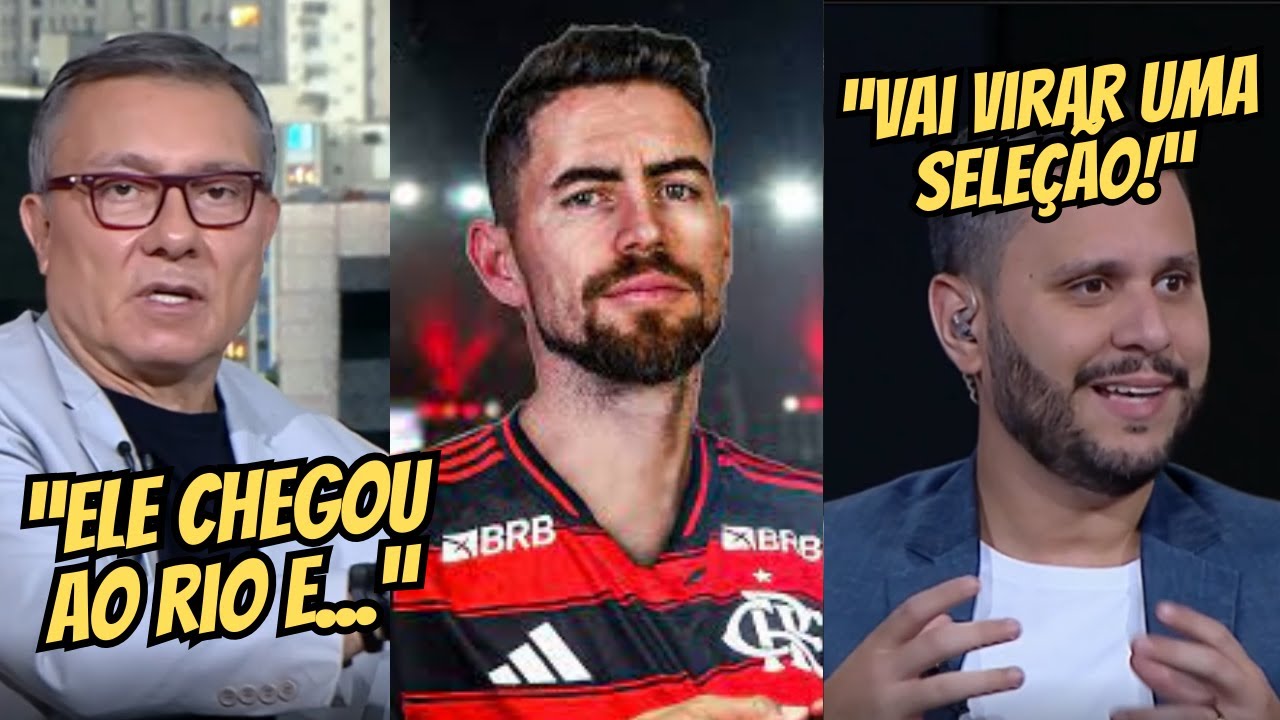 BOMBA NO MENGÃO! JORGINHO JÁ ESTÁ NO RIO PARA ASSINAR COM...