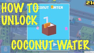 How to unlock Coconut Water in CROSSY ROAD Brazil update (secret character) (iOS / Android)