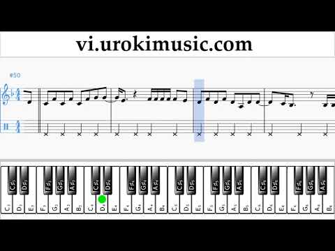 Học Piano (tay phải) Carlos Vives, Sebastian Yatra - Robarte un Beso Nốt Nhạc Bài Hát Phần#2 um-i687