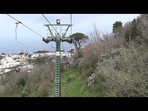 Discesa integrale seggiovia Leitner "Monte Solaro" - Anacapri (NA) / Chairlift / Sessellift / チェアリフト