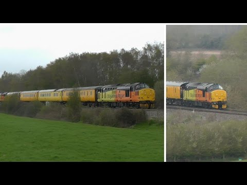 Colas Beasts 37175 and 37421 1Q20 Marches Test Train