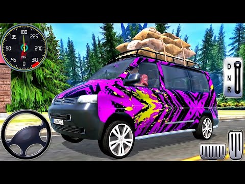 Dubai Minibus Simulator 🚐 | Offroad Van Driving 3D | Android Gameplay 2025