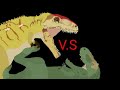 (DC2) Tarbosaurus V.S Giganotosaurus