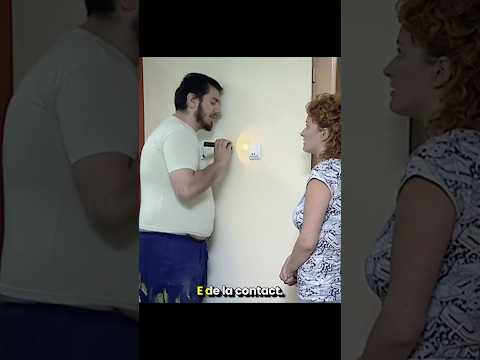 Am urmarit un electrician 20 de zile pentru acest rol ✌️😎 #standup #comedy #sketch