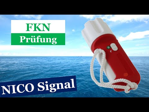 NICO Signal FKN Examination - Proof of Expertise in Maritime Distress Signaling Equipment