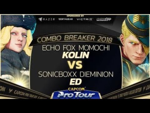 Echo Fox Momochi (Kolin) vs. SonicBoxx Dieminion (Ed)  - Combo Breaker 2018 Pools -  SFV - CPT 2018
