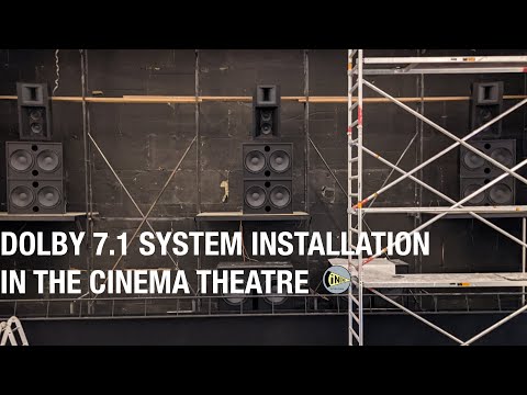 Dolby Digital System 7.1 Installation In The Cinema