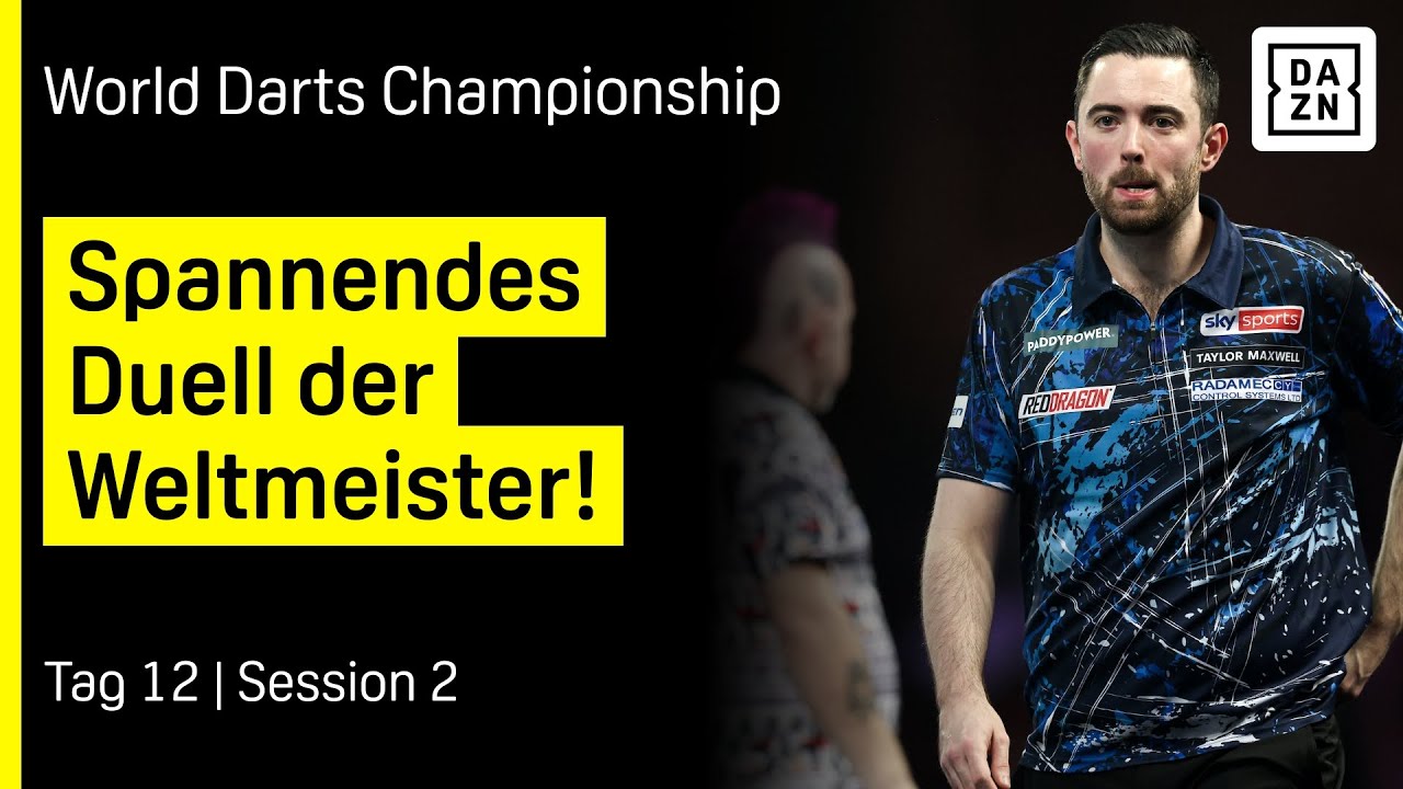 Humphries gegen Wright! Wer zieht ins Achtelfinale ein?: Tag 12 - Session 2 | Darts WM 25 | DAZN