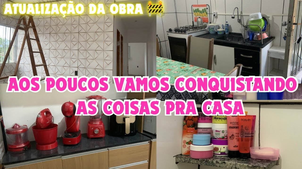 COMPRAMOS O QUE TANTO QUERIA 😍| ATUALIZAÇÃO DA OBRA | LIMPEZA