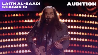 Laith Al-Saadi: &quot;The Letter&quot; (The Voice Season 10 Blind Audition)